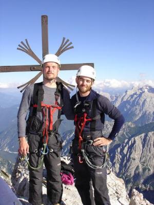 Cima Grande, Dolomity  (vlevo Martin Hájek)