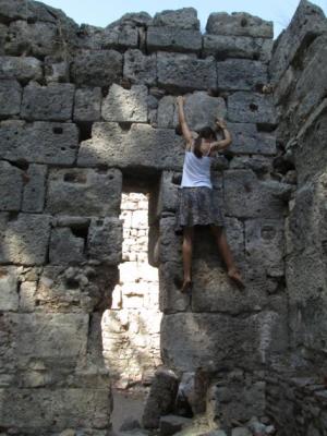 Ruin bouldering